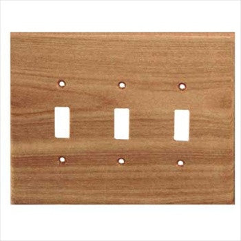 Sierra Lifestyles 682193: Traditional Triple Toggle Switchplate - Douglas Fir