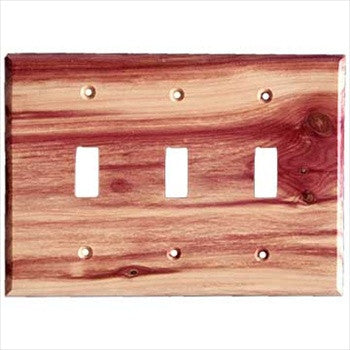 Sierra Lifestyles 682215: Traditional Triple Toggle Switchplate - Juniper