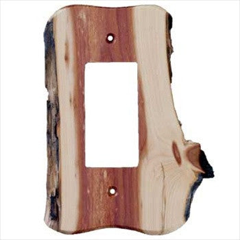 Sierra Lifestyles 682262: Rustic Single Rocker Switchplate - Juniper
