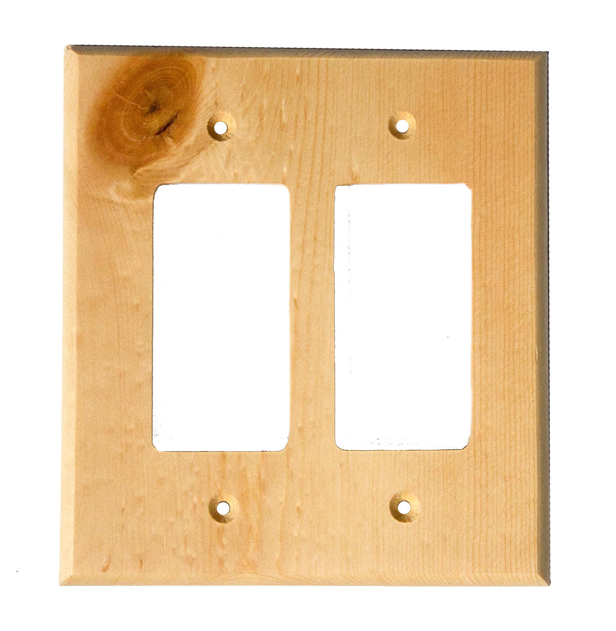 Sierra Lifestyles 682285: Traditional Double Rocker Switchplate - Douglas Fir