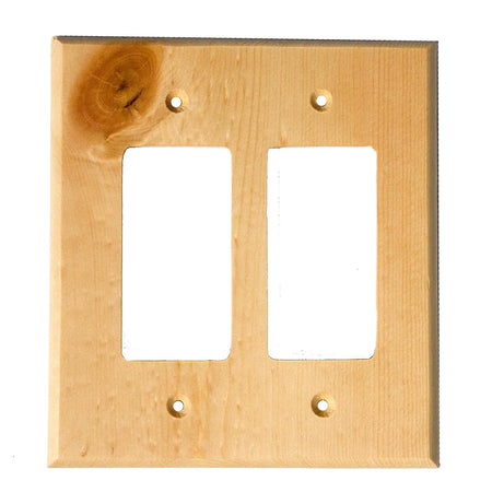 Sierra Lifestyles 682285: Traditional Double Rocker Switchplate - Douglas Fir