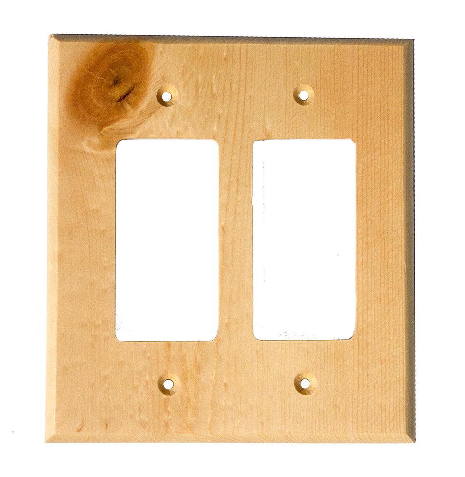 Sierra Lifestyles 682285: Traditional Double Rocker Switchplate - Douglas Fir