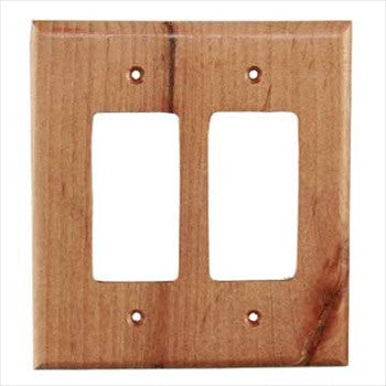 Sierra Lifestyles 682294: Traditional Double Rocker Switchplate - Alder