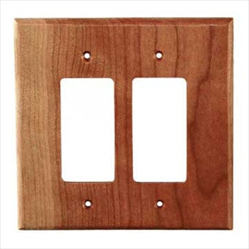 Sierra Lifestyles 682300: Traditional Double Rocker Switchplate - Cherry