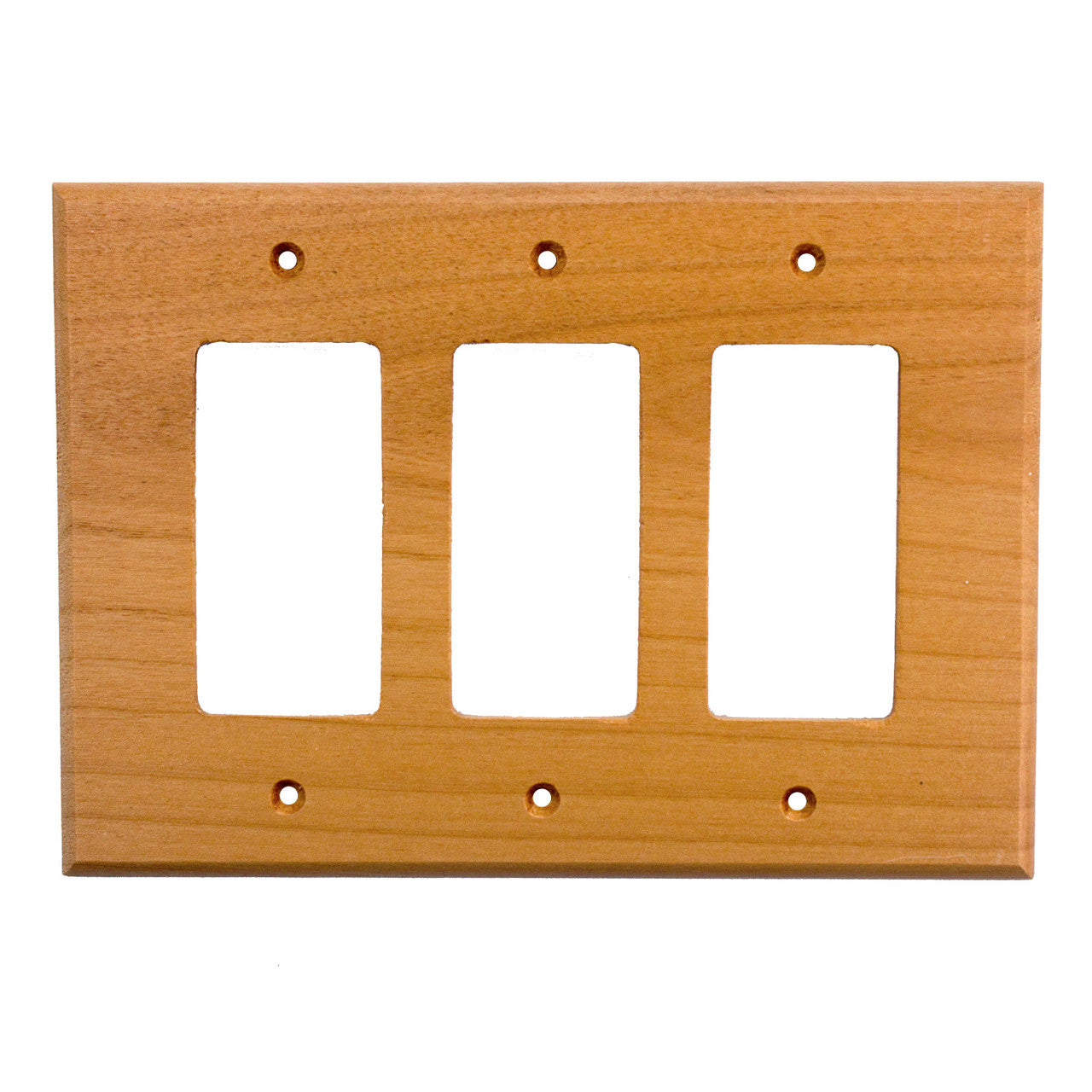 Sierra Lifestyles 682342: Traditional Triple Rocker Switchplate - Alder
