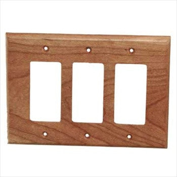 Sierra Lifestyles 682348: Traditional Triple Rocker Switchplate - Cherry