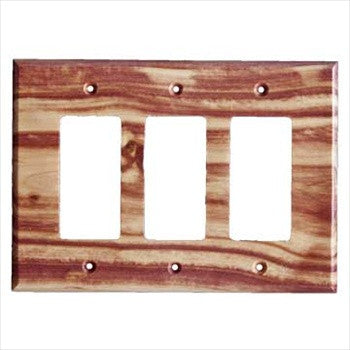 Sierra Lifestyles 682357: Traditional Triple Rocker Switchplate - Juniper