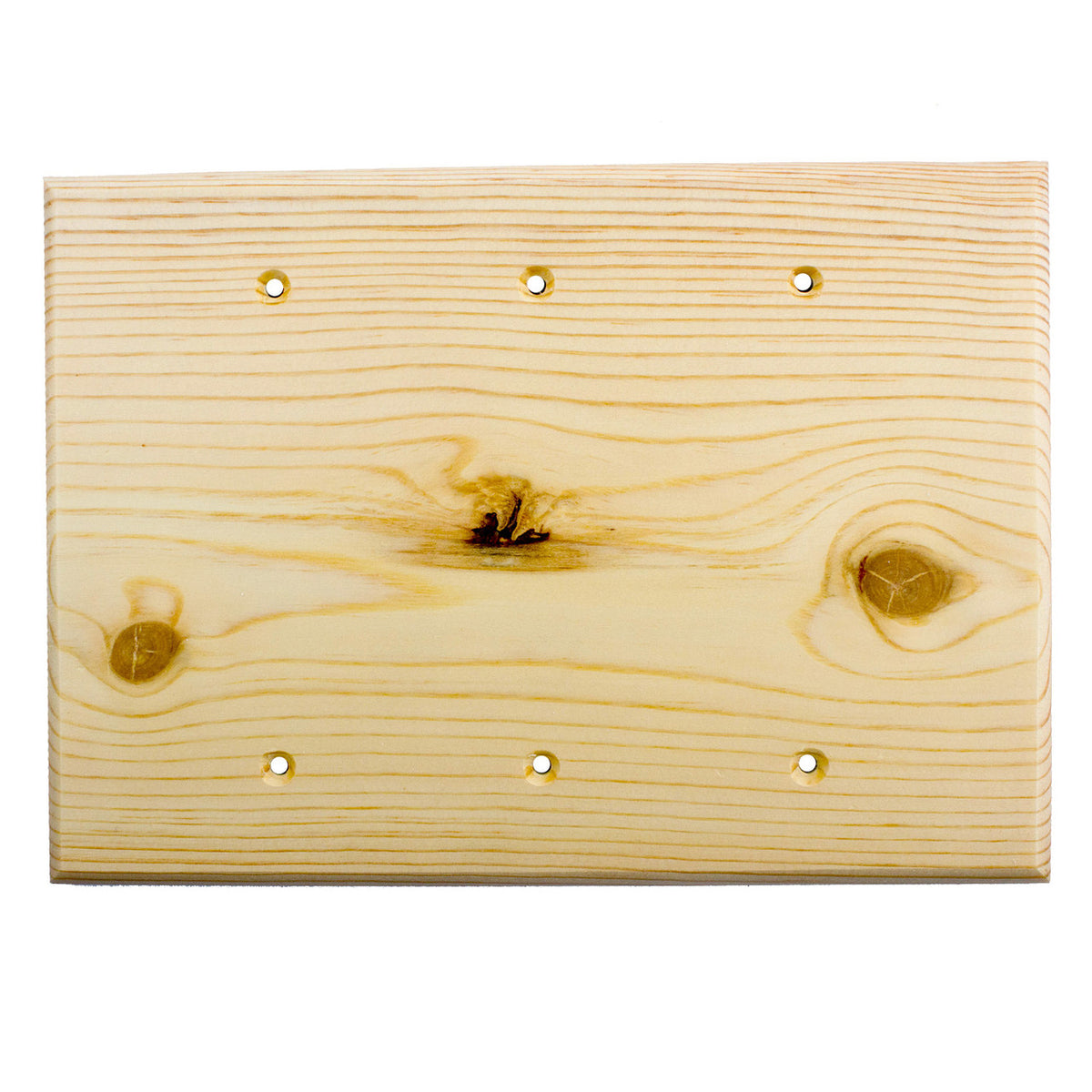 Sierra Lifestyles 682380: Traditional Triple Blank Switchplate - Knotty Pine