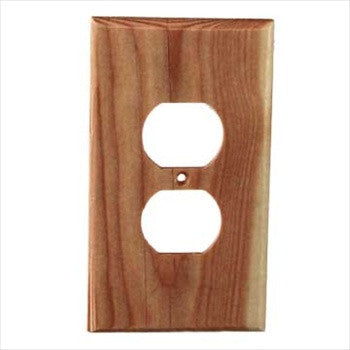 Sierra Lifestyles 682381: Traditional Single Duplex Switchplate - Douglas Fir