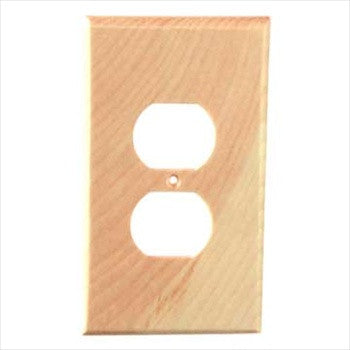Sierra Lifestyles 682387: Traditional Single Duplex Switchplate - Knotty Pine