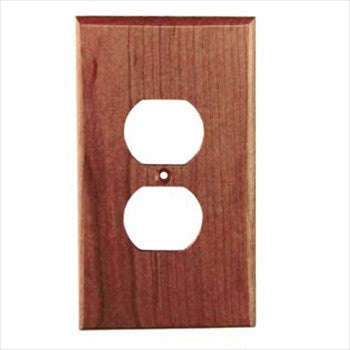 Sierra Lifestyles 682396: Traditional Single Duplex Switchplate - Cherry