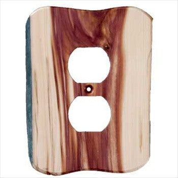 Sierra Lifestyles 682406: Rustic Single Duplex Switchplate - Juniper