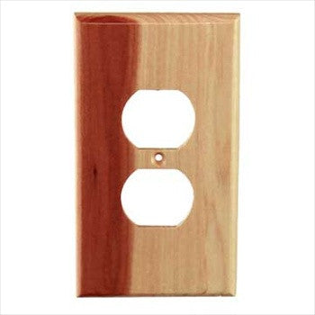Sierra Lifestyles 682408: Traditional Single Duplex Switchplate - Tennessee Aromatic Cedar