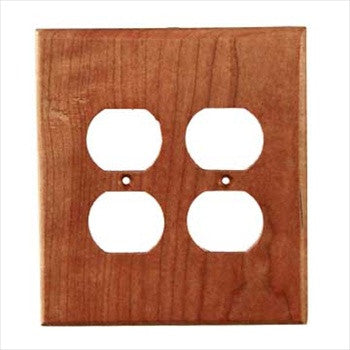 Sierra Lifestyles 682419: Traditional Double Duplex Switchplate - Cherry