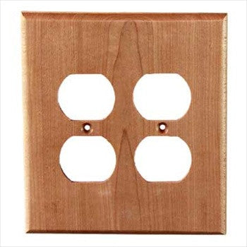 Sierra Lifestyles 682420: Traditional Double Duplex Switchplate - Natural Maple