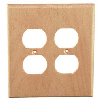 Sierra Lifestyles 682421: Traditional Double Duplex Switchplate - Knotty Pine