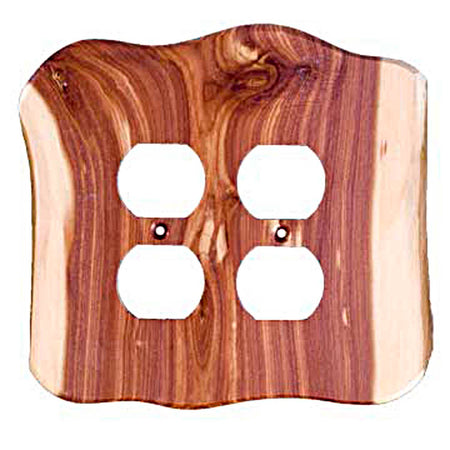 Sierra Lifestyles 682442: Double Duplex Switchplate - Tennessee Aromatic Cedar