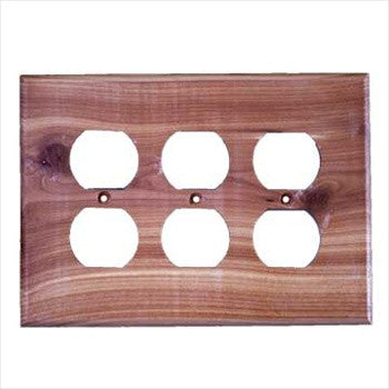 Sierra Lifestyles 682425: Traditional Triple Duplex Switchplate - Juniper
