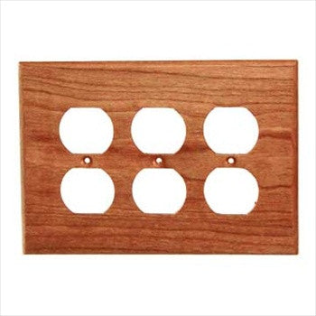Sierra Lifestyles 682427: Traditional Triple Duplex Switchplate - Cherry
