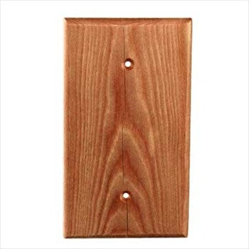 Sierra Lifestyles 682429: Traditional Single Blank Switchplate - Douglas Fir