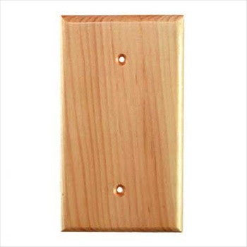 Sierra Lifestyles 682435: Traditional Single Blank Switchplate - Knotty Pine