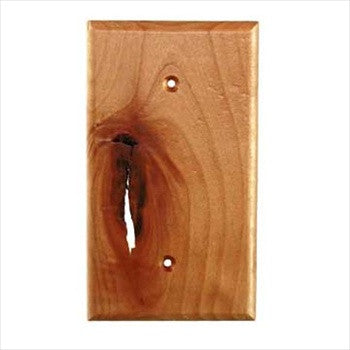 Sierra Lifestyles 682438: Traditional Single Blank Switchplate - Alder
