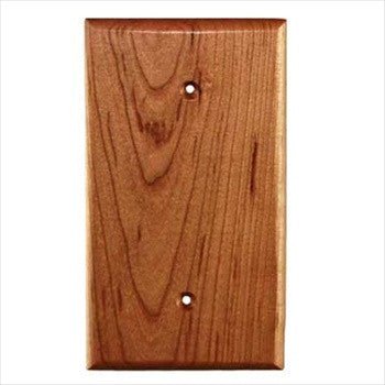Sierra Lifestyles 682444: Traditional Single Blank Switchplate - Cherry