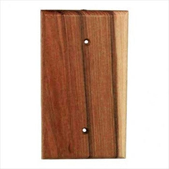 Sierra Lifestyles 682447: Traditional Single Blank Switchplate - Rustic Hickory