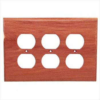 Sierra Lifestyles 682472: Traditional Triple Duplex Switchplate - Tennessee Aromatic Cedar