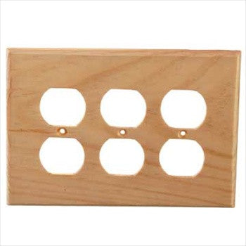 Sierra Lifestyles 682473: Traditional Triple Duplex Switchplate - Knotty Pine