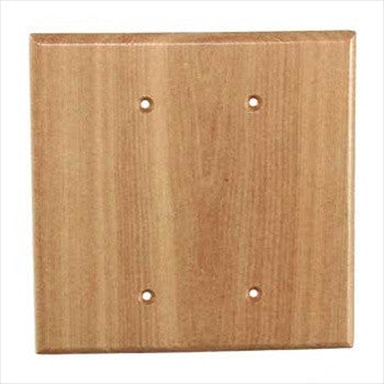 Sierra Lifestyles 682477: Traditional Double Blank Switchplate - Douglas Fir
