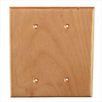 Sierra Lifestyles 682483: Traditional Double Blank Switchplate - Knotty Pine