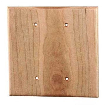 Sierra Lifestyles 682492: Traditional Double Blank Switchplate - Cherry