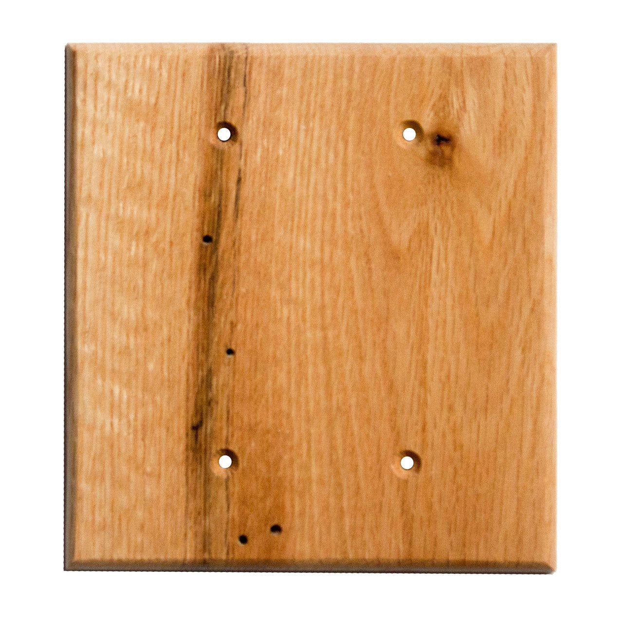 Sierra Lifestyles 682498: Traditional Double Blank Switchplate - Red Oak