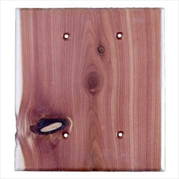 Sierra Lifestyles 682501: Traditional Double Blank Switchplate - Juniper Plate