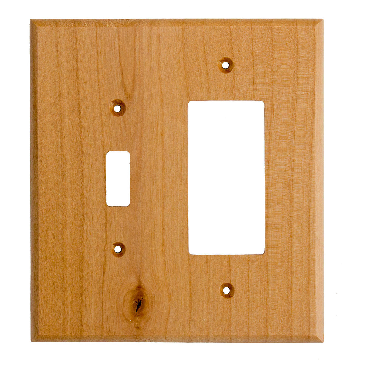 Sierra Lifestyles 682572: Traditional Single Toggle/Single Rocker Switchplate - Alder