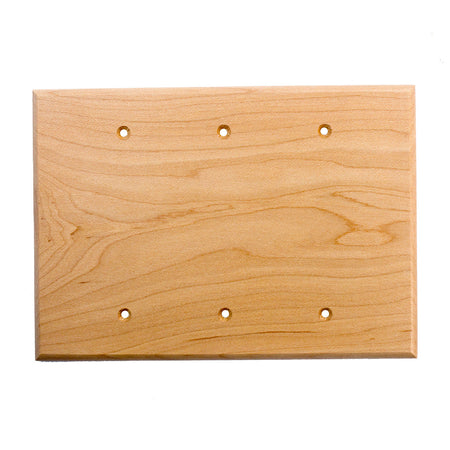 Sierra Lifestyles 682584: Traditional Triple Blank Switchplate - Cherry