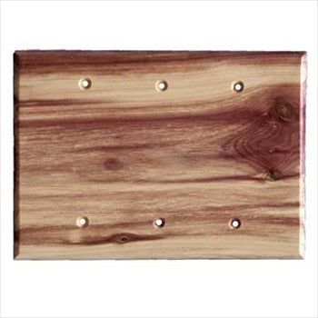 Sierra Lifestyles 682586: Traditional Triple Blank Switchplate - Juniper