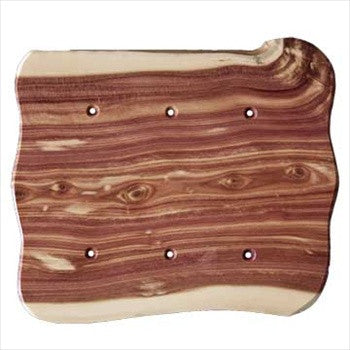 Sierra Lifestyles 682592: Rustic Triple Blank Switchplate - Juniper