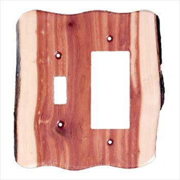 Sierra Lifestyles 682699: Rustic Single Toggle/Rocker Switchplate - Juniper