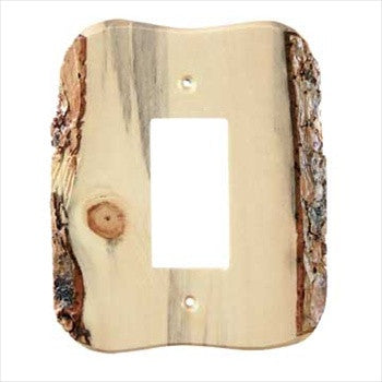 Sierra Lifestyles 682760: Rustic Single Rocker Switchplate - Blued Pine