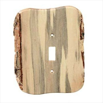 Sierra Lifestyles 682764: Rustic Single Toggle Switchplate - Blued Pine