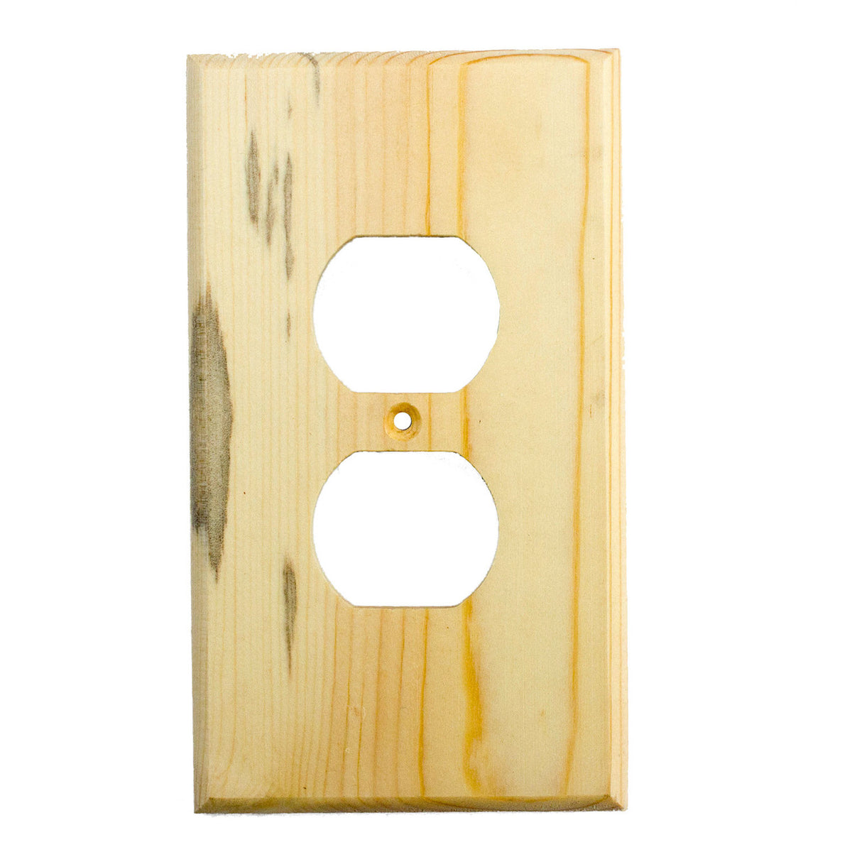 Sierra Lifestyles 682792: Traditional Single Duplex Switchplate - Blued Pine