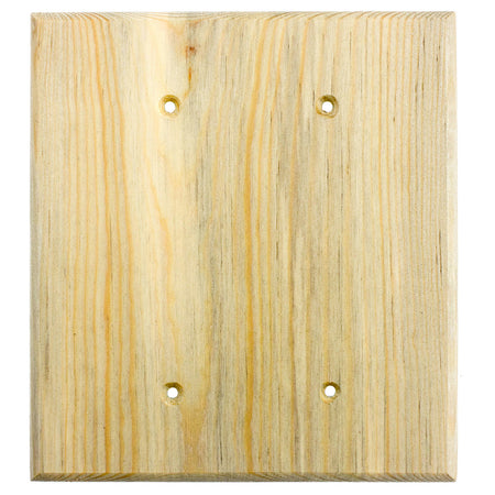 Sierra Lifestyles 682796: Traditional Double Blank Switchplate - Blued Pine