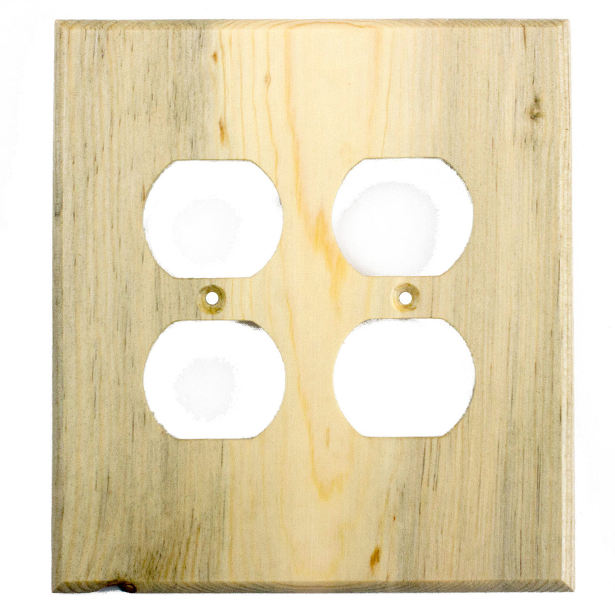 Sierra Lifestyles 682800: Traditional Double Duplex Switchplate - Blued Pine