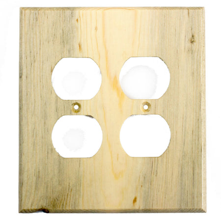Sierra Lifestyles 682800: Traditional Double Duplex Switchplate - Blued Pine
