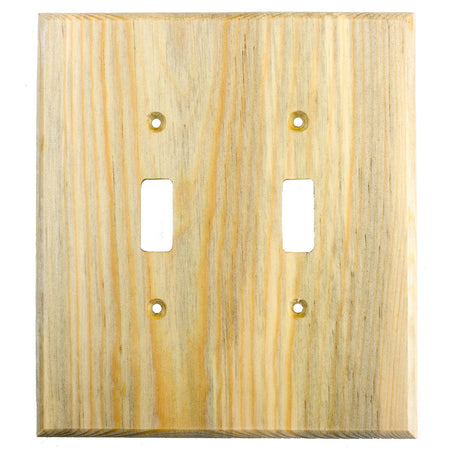 Sierra Lifestyles 682802: Traditional Double Toggle Switchplate - Blued Pine