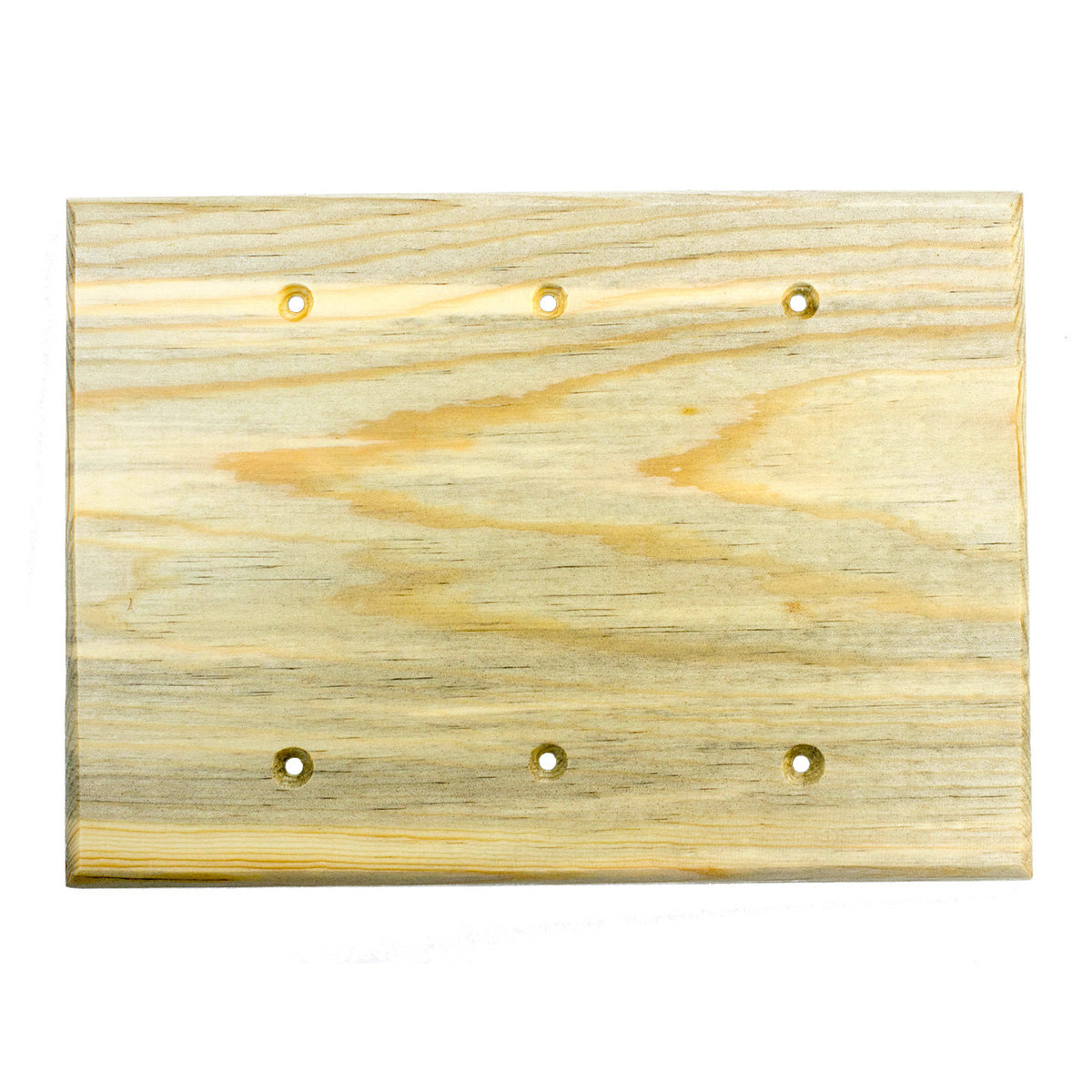 Sierra Lifestyles 682804: Traditional Triple Blank Switchplate - Blued Pine