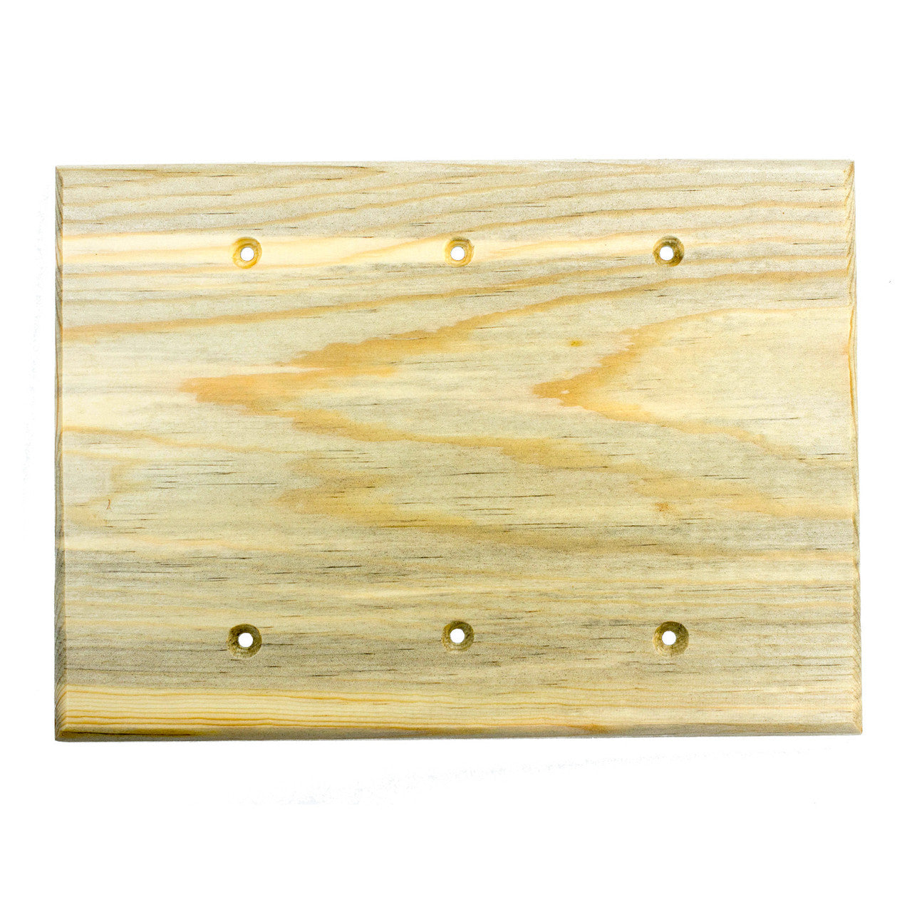 Sierra Lifestyles 682804: Traditional Triple Blank Switchplate - Blued Pine