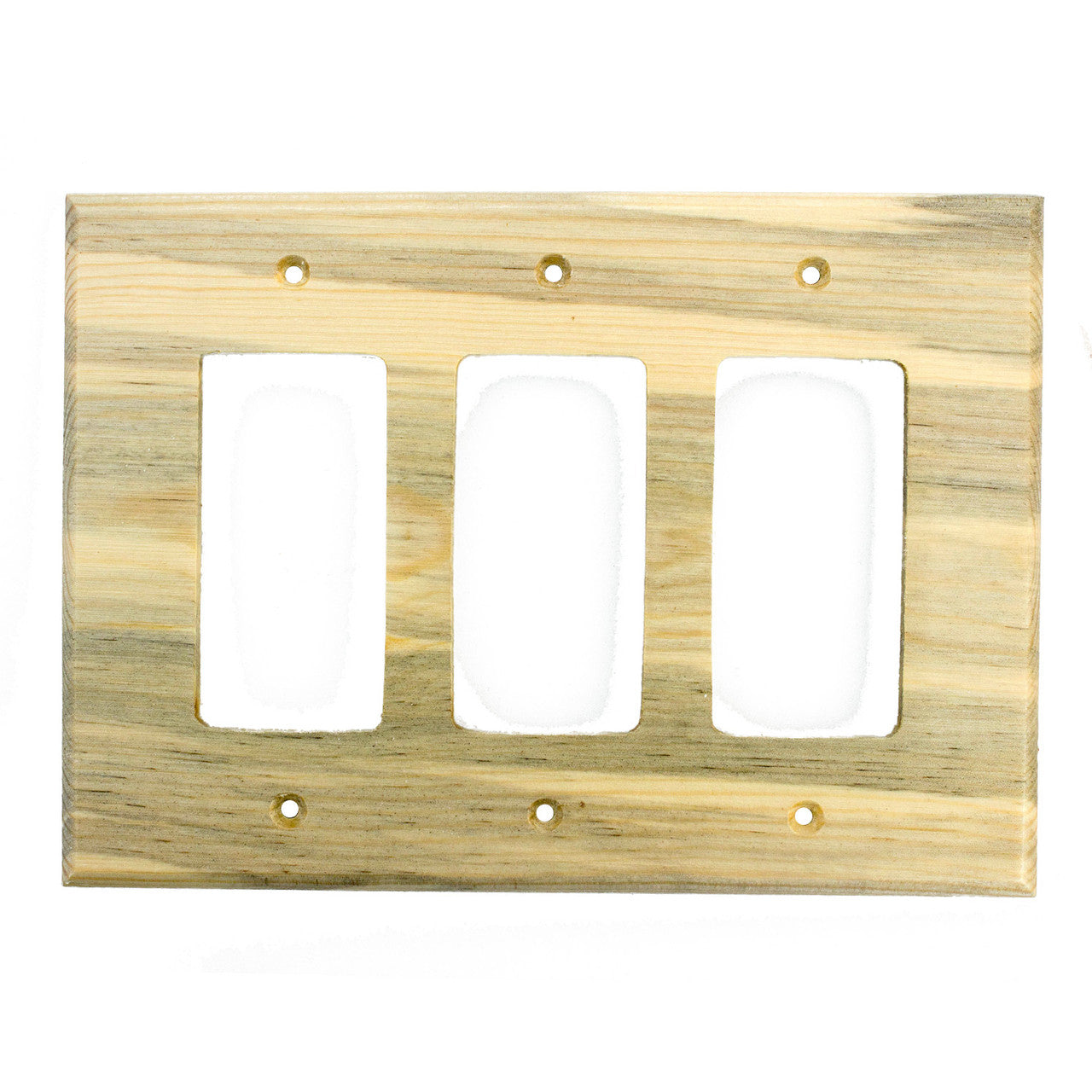Sierra Lifestyles 682806: Traditional Triple Rocker Switchplate - Blued Pine